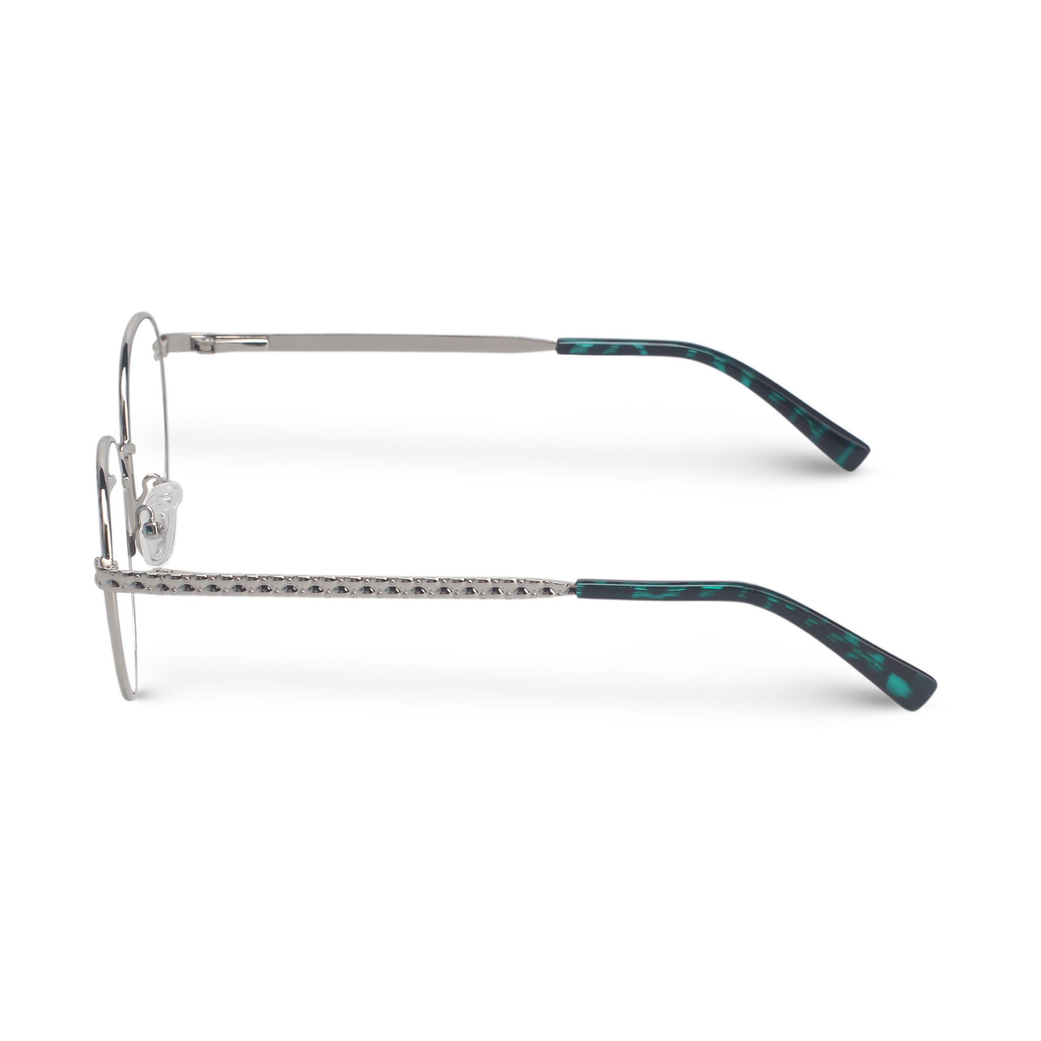 Round silver eyeglasses