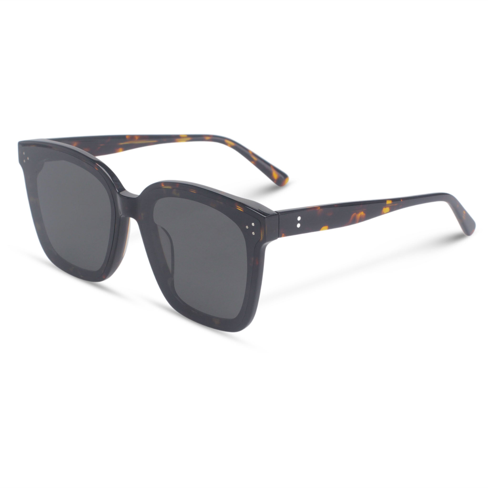 Oversized square tortoise sunglasses