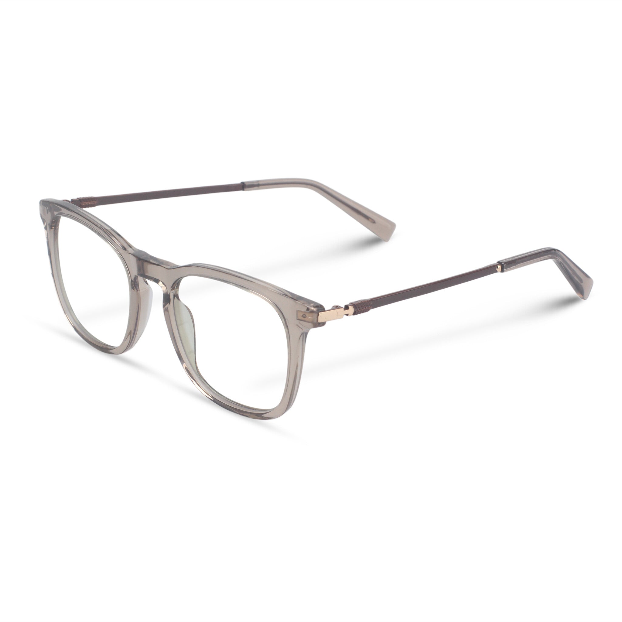 Classic square pink eyeglasses