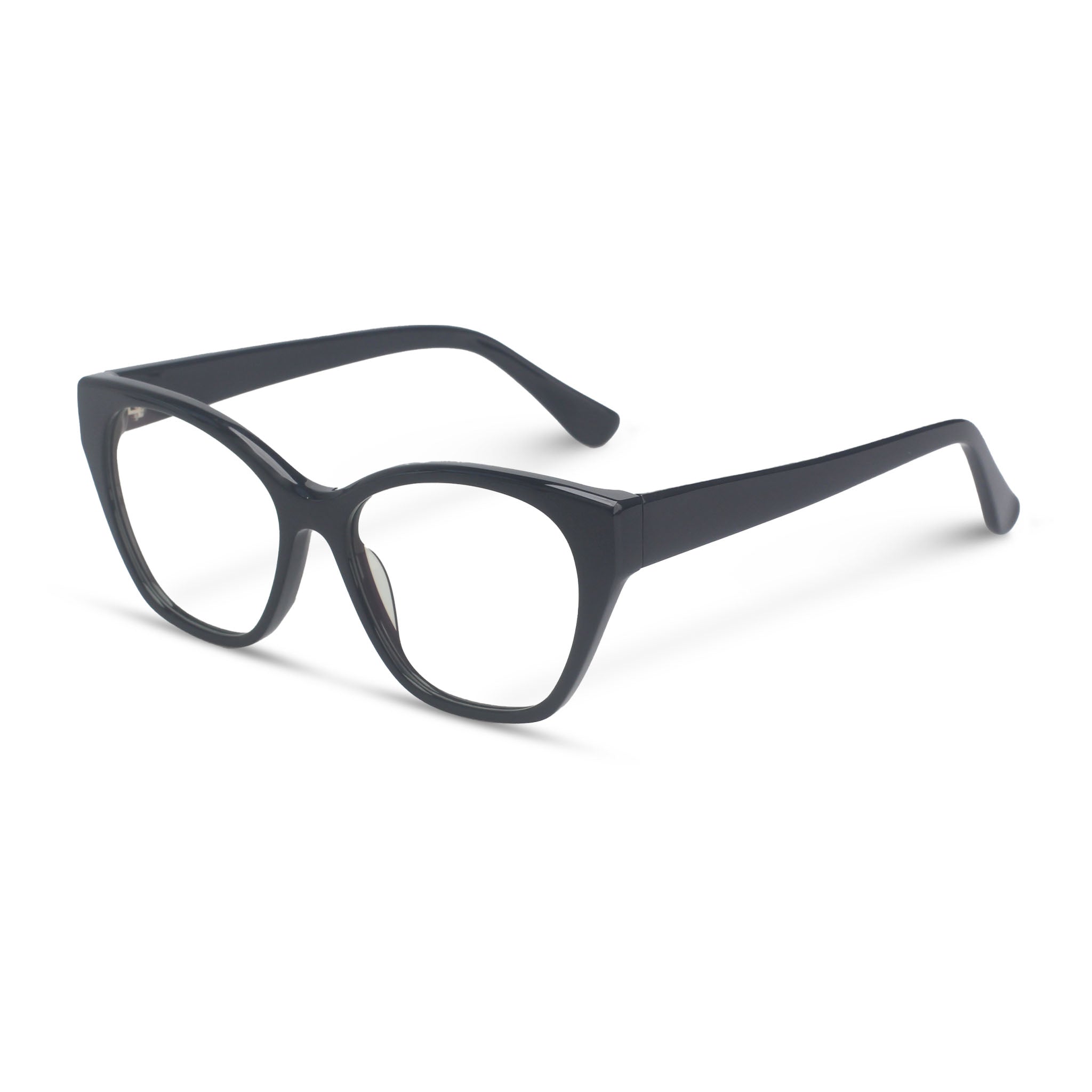 Women cat-eye black eyeglasses