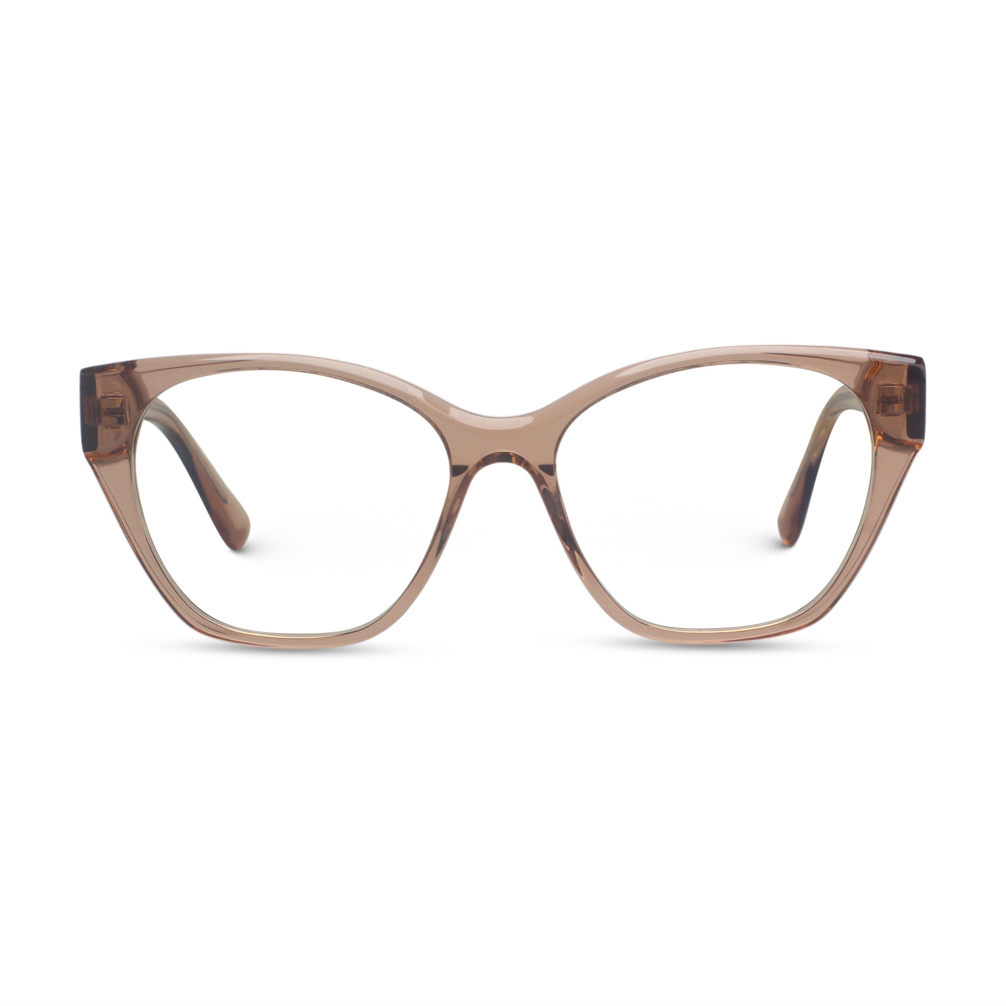 Women cat-eye pink eyeglasses