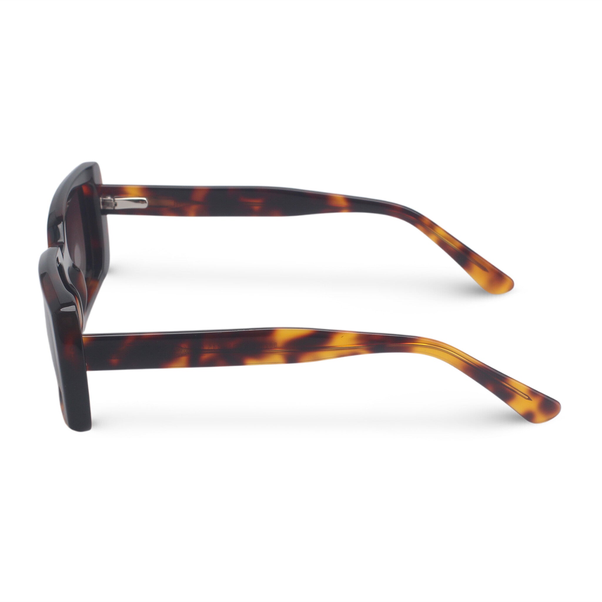 Stylish rectangle tortoise sunglasses