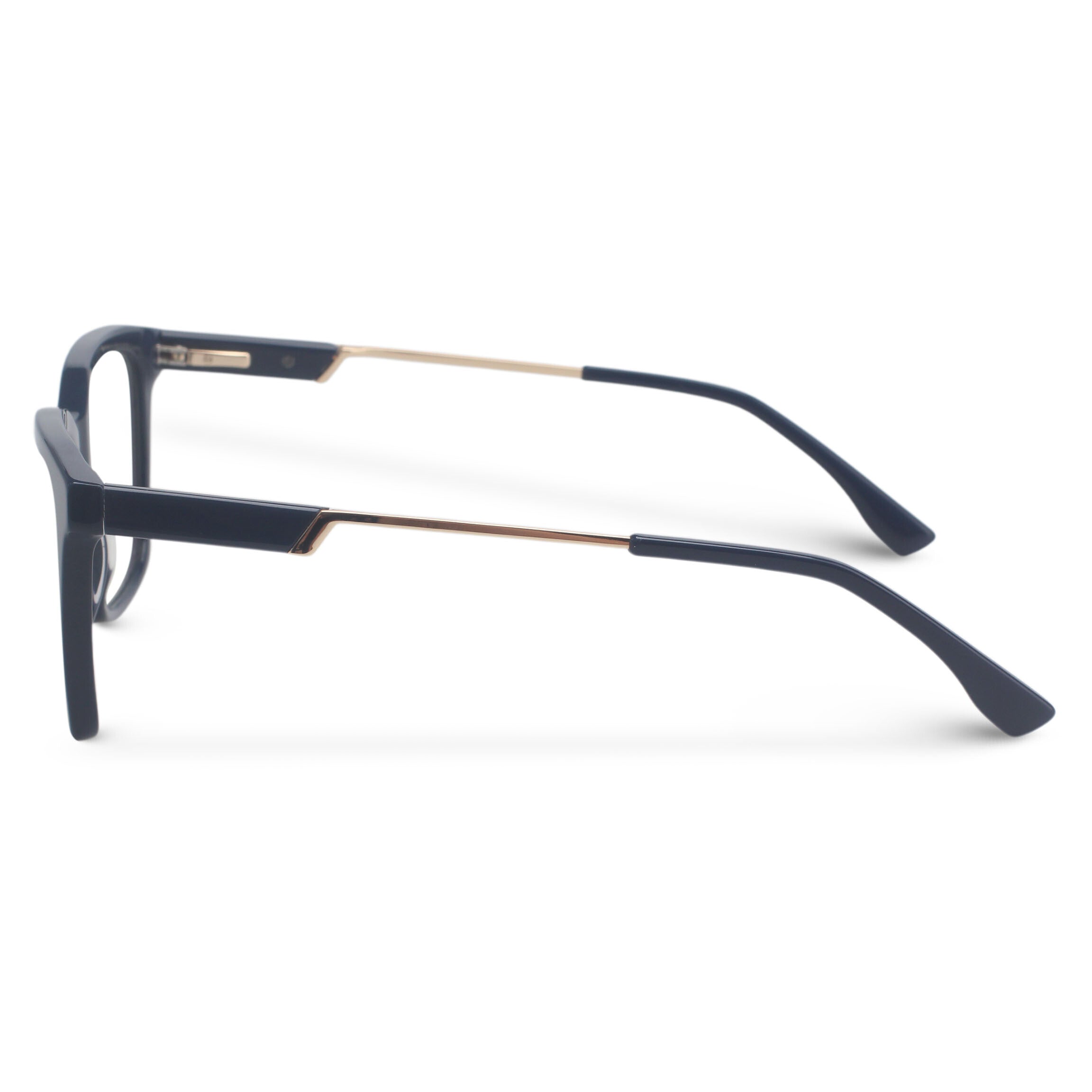 Classic square blue eyeglasses