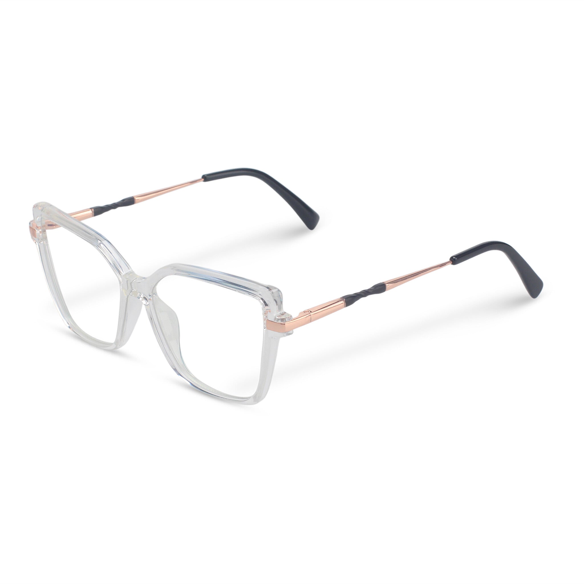 Women Cat-Eye transparent eyeglasses