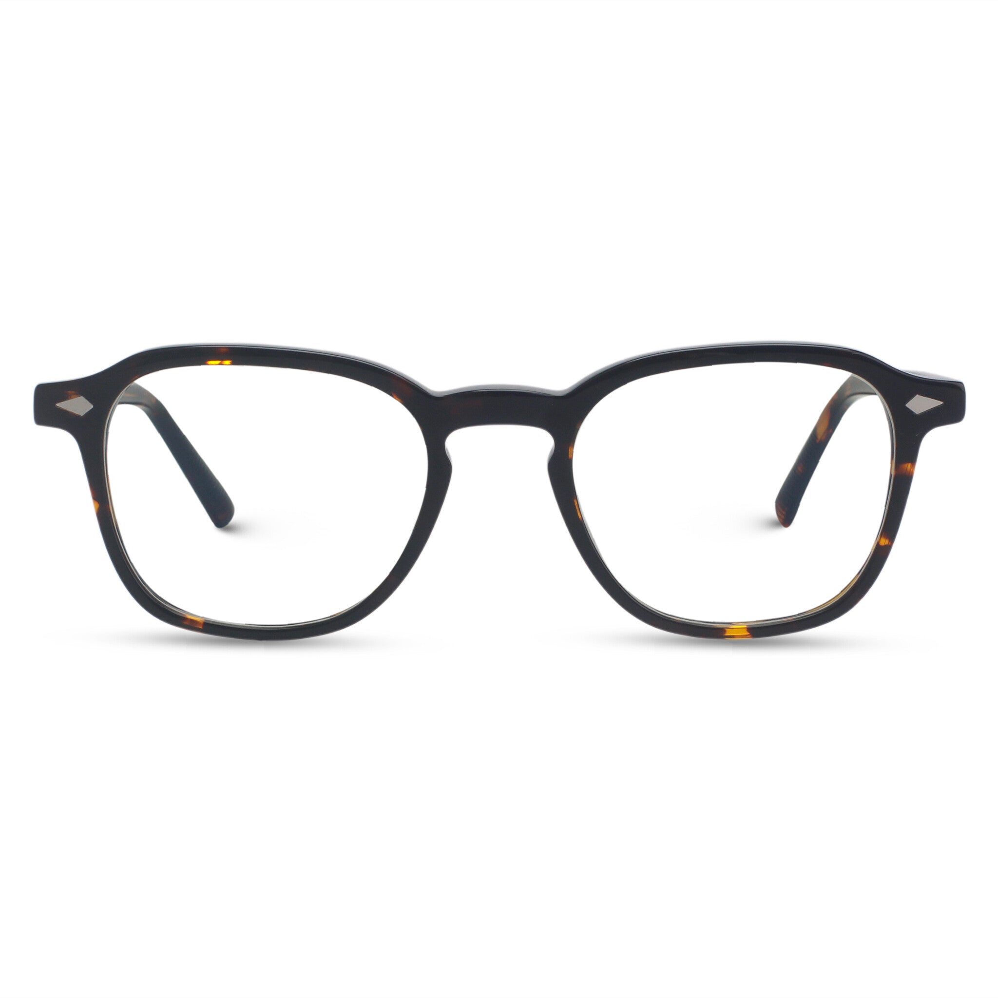 Tortoise plastic eyeglasses