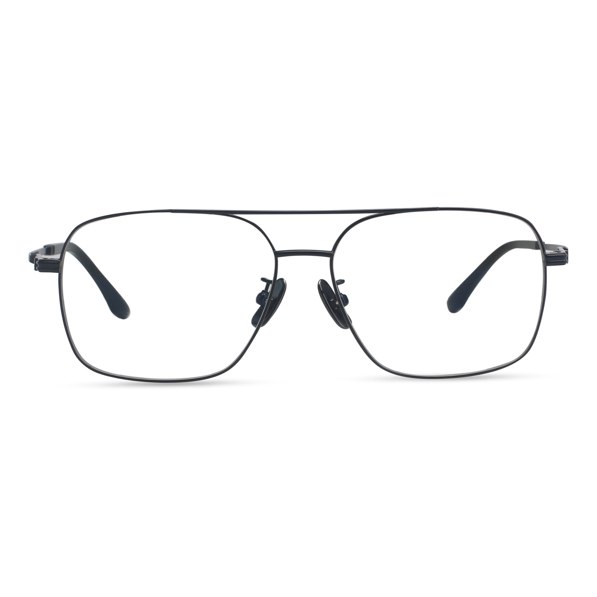 Aviator black eyeglasses