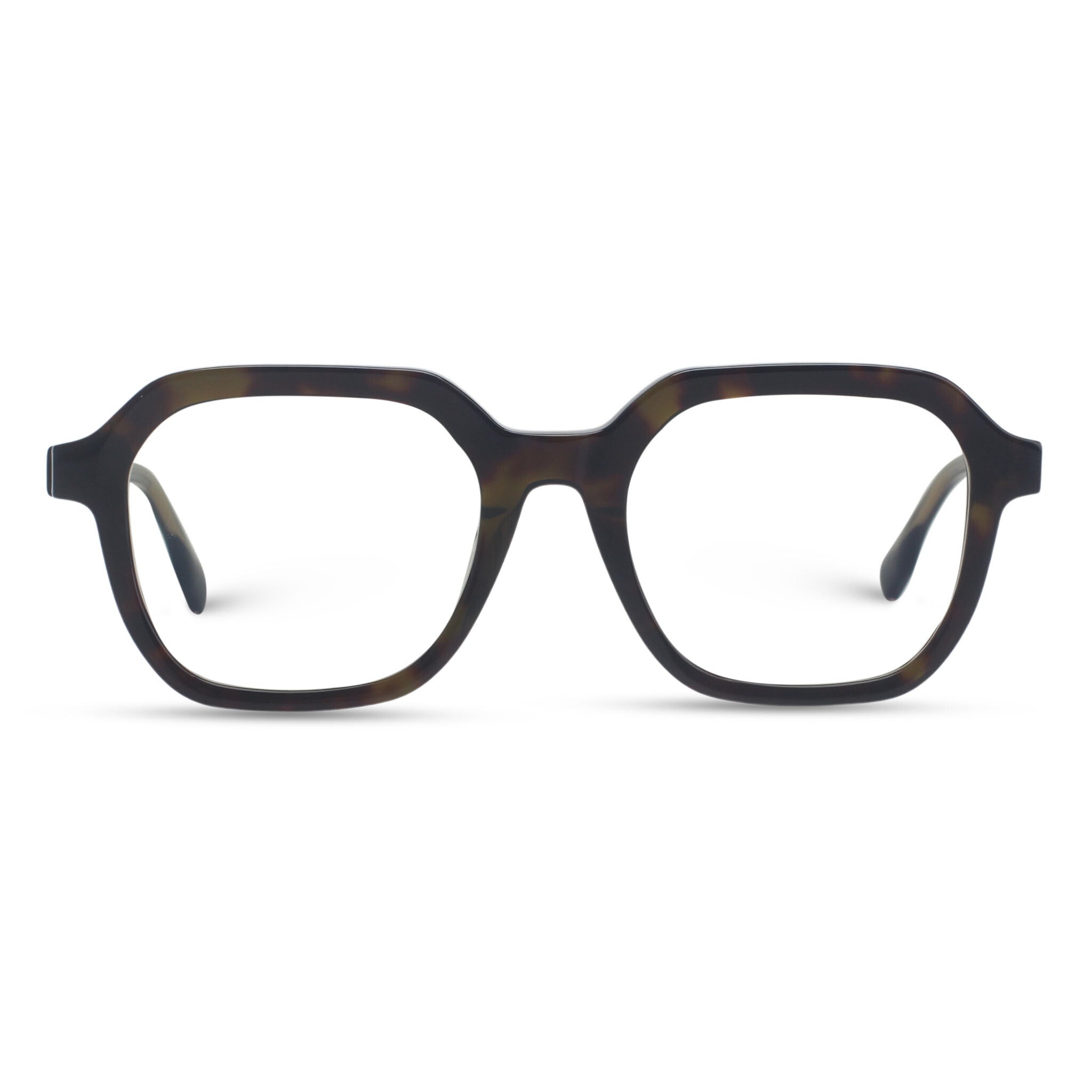 Havana tortoiseshell plastic eyeglasses