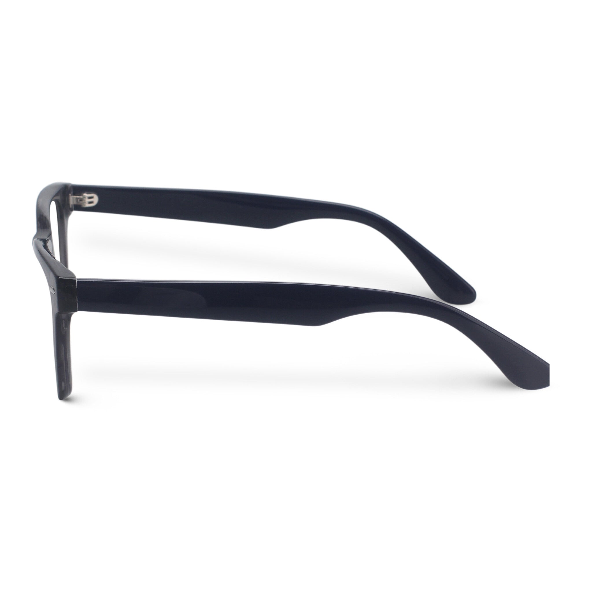 Classical grey square eyeglasses