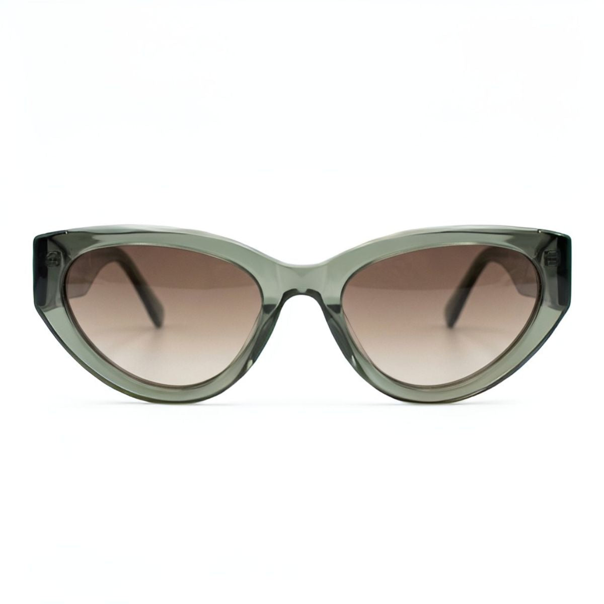 Green cateye sunglasses