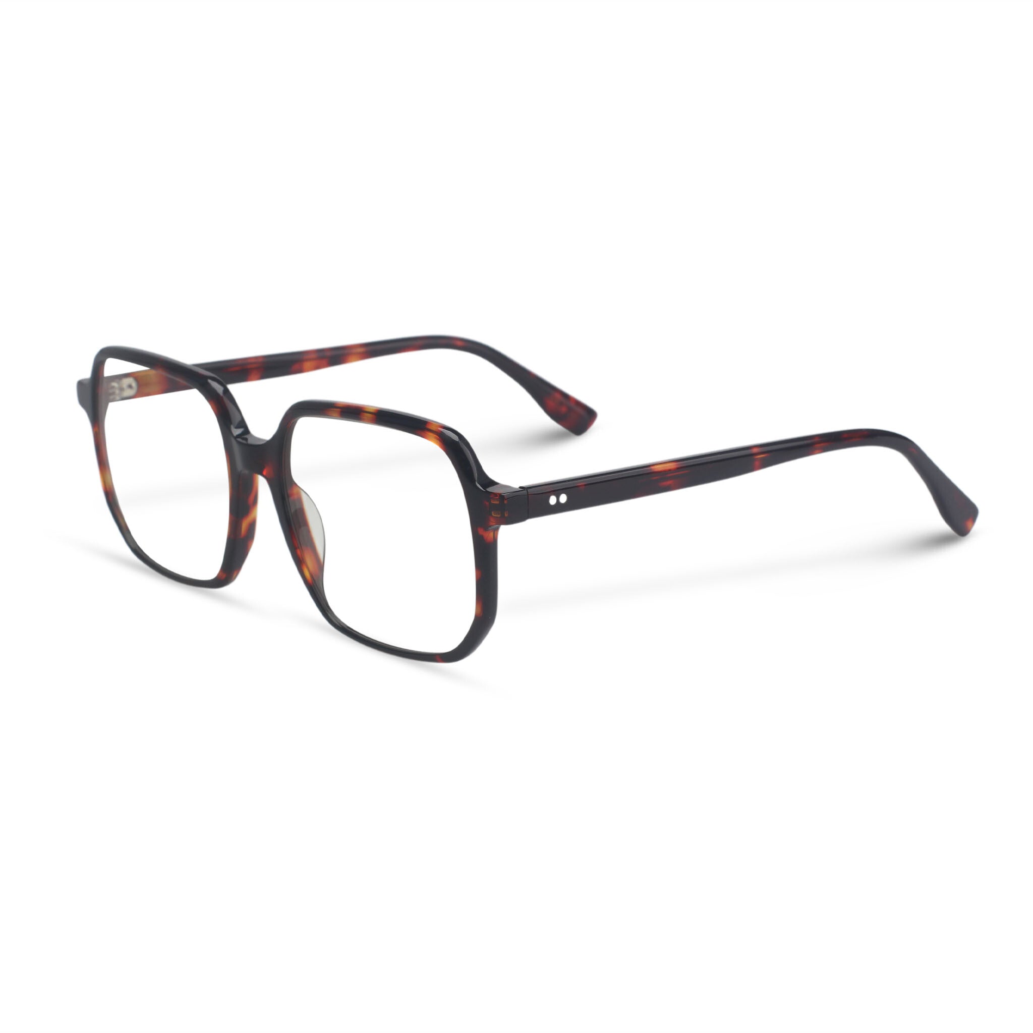 Tortoise square glasses