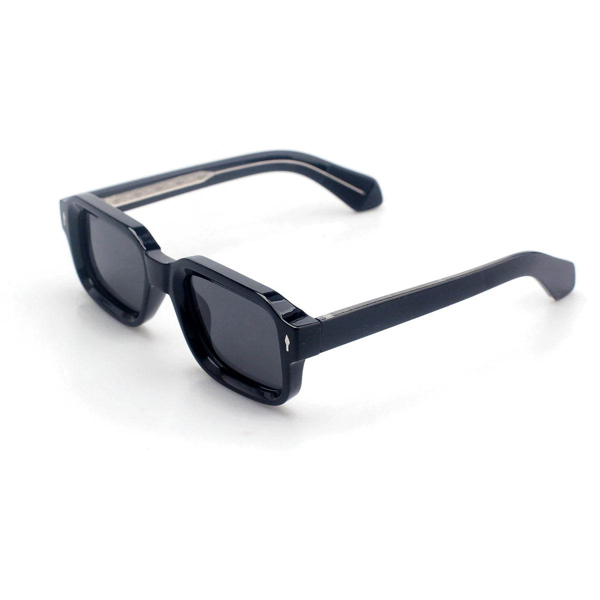 Grado rectangular black sunglasses