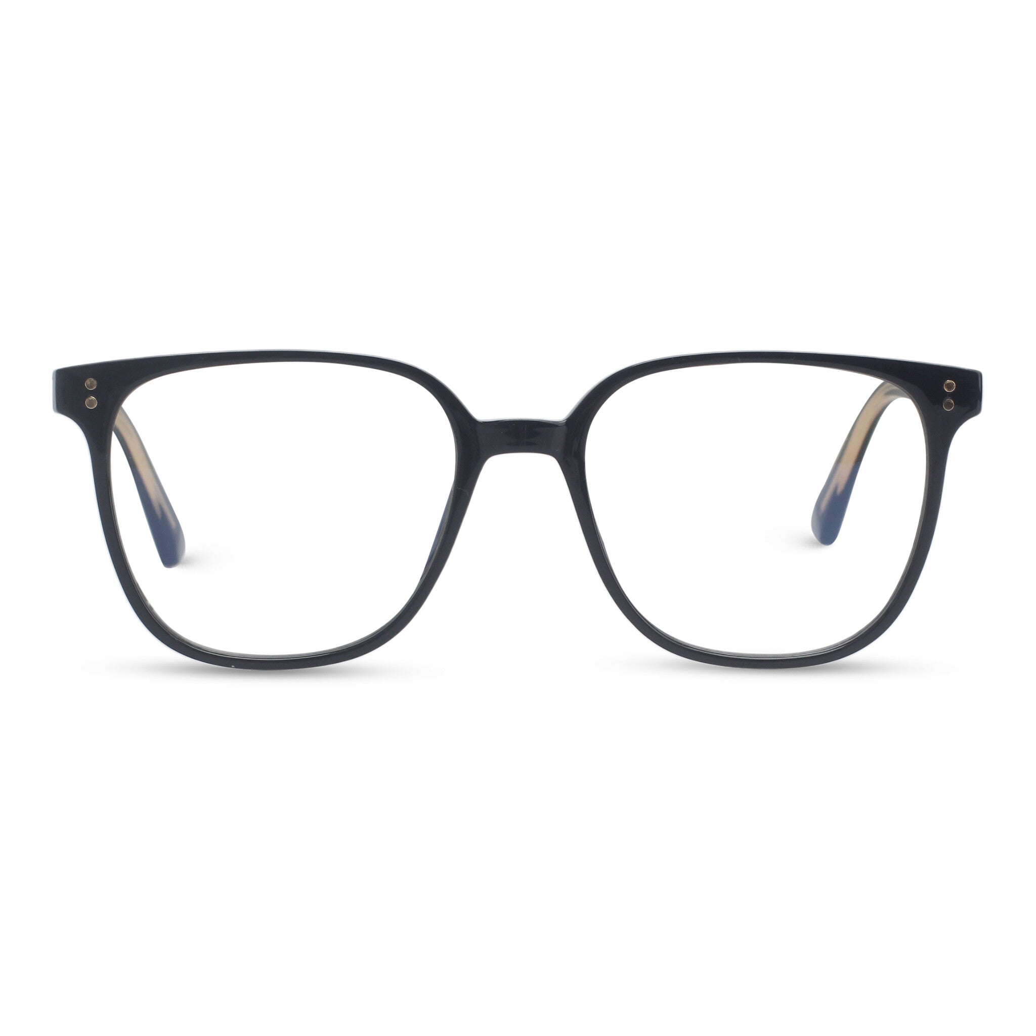 Classic square black eyeglasses 