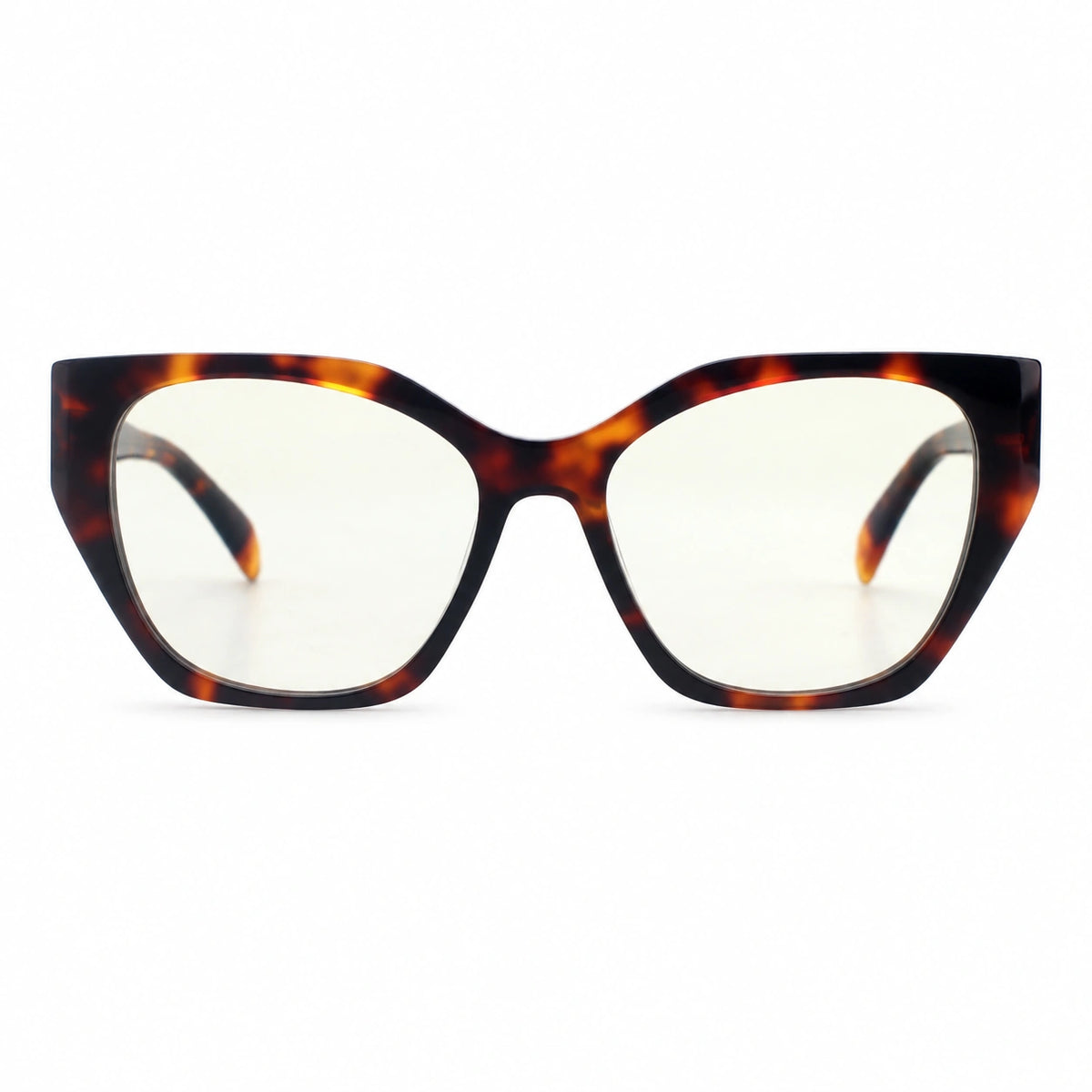 Recanati cat-eye tortoise blue light glasses